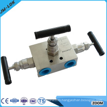 Stainless steel instrument natural gas 3 way manifold